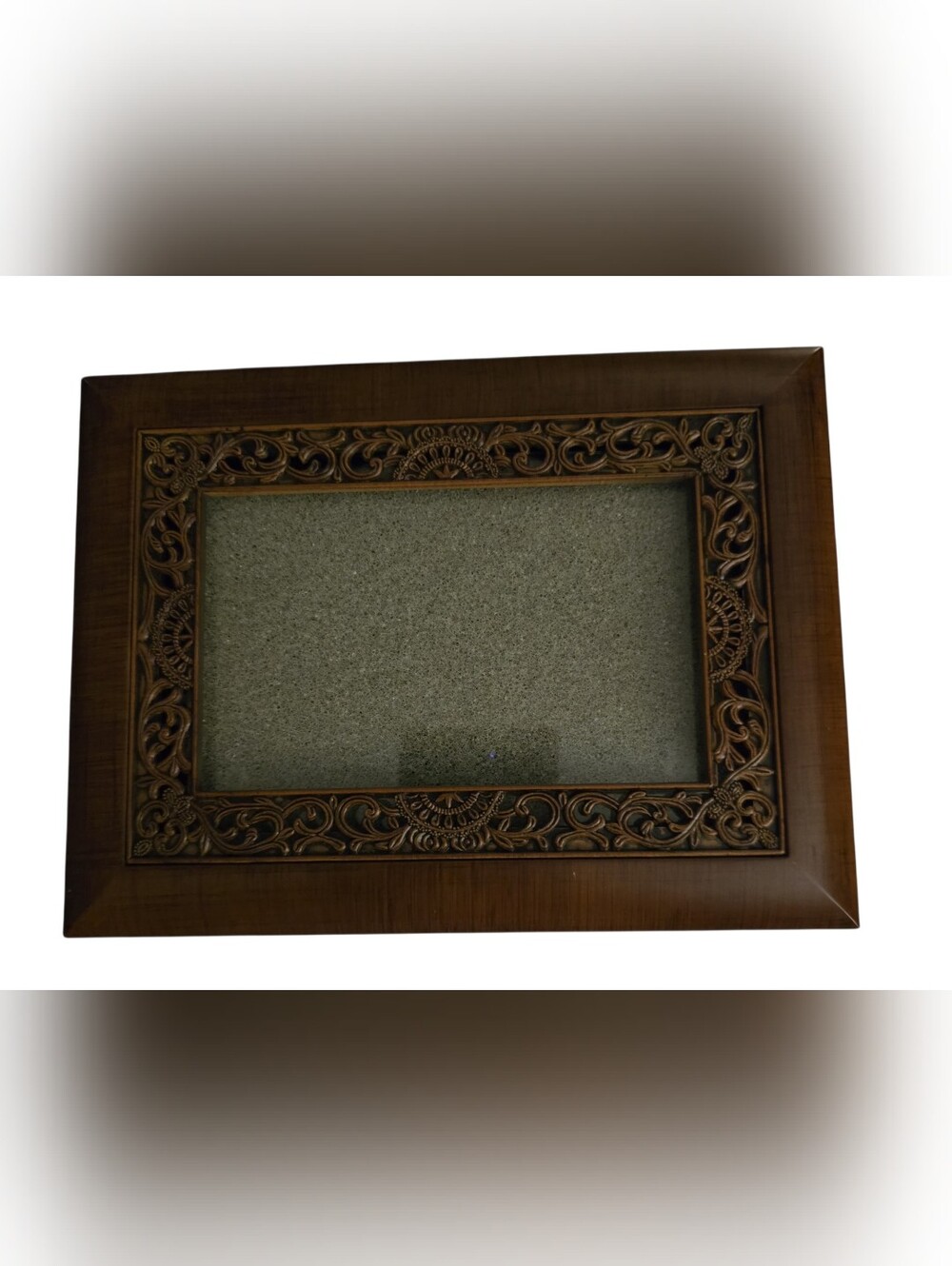 Musical Jewelry Case Tray with Black Velvet Interior